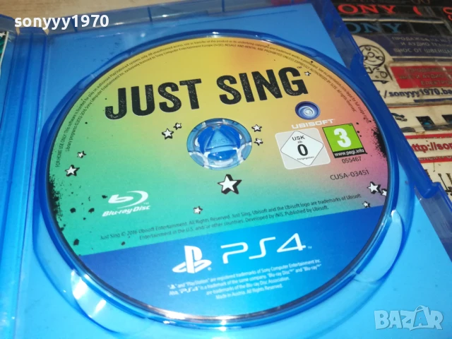 SONY PS4 JUST SING GAME 1308251041, снимка 10 - Игри за PlayStation - 51349075