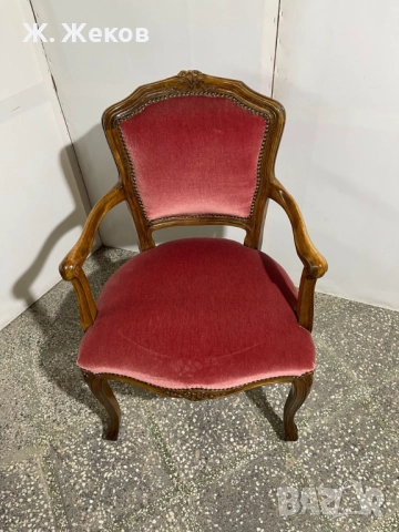 Бароково кресло, снимка 2 - Дивани и мека мебел - 52886132