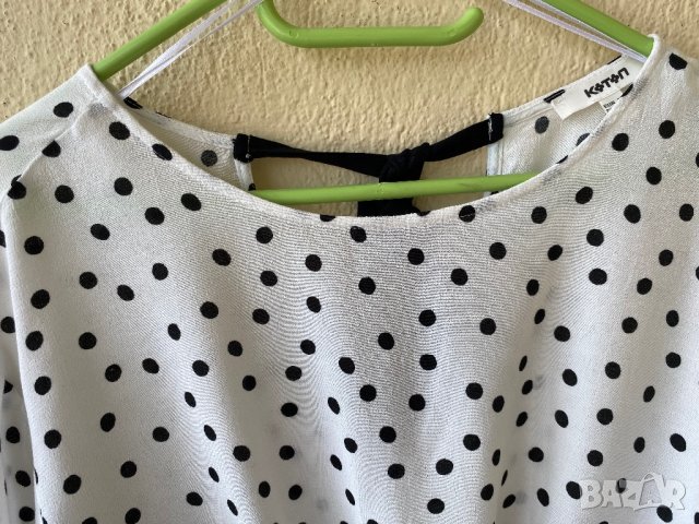 Бяла къса блуза KOTON - С, снимка 6 - Блузи с дълъг ръкав и пуловери - 41119999