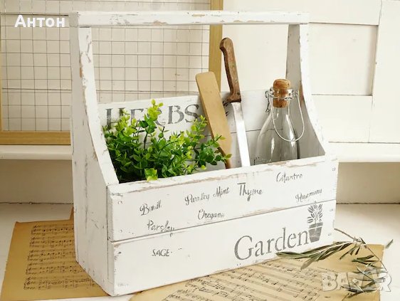 Стар дървен сандък, снимка 11 - Декорация за дома - 41266267