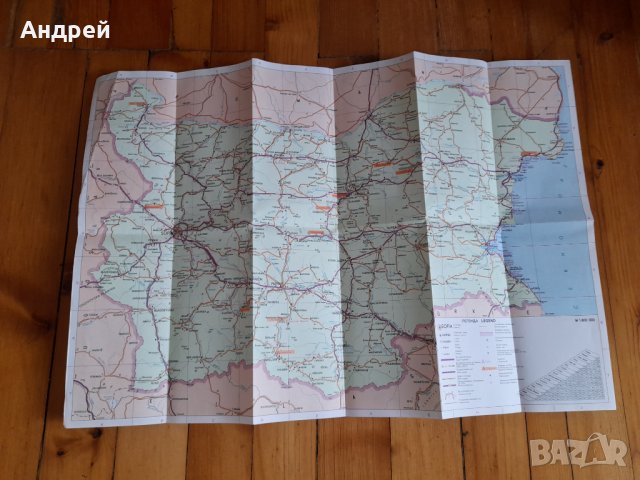 Стара пътна карта България, снимка 3 - Други ценни предмети - 34219462