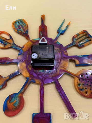 Идеален, ръчно изработен часовник за всяка кухня, а и не само, снимка 7 - Стенни часовници - 52968581