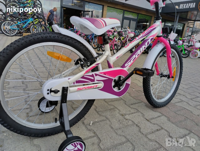 SPRINT Велосипед 20" ALICE бял, снимка 9 - Велосипеди - 53773044