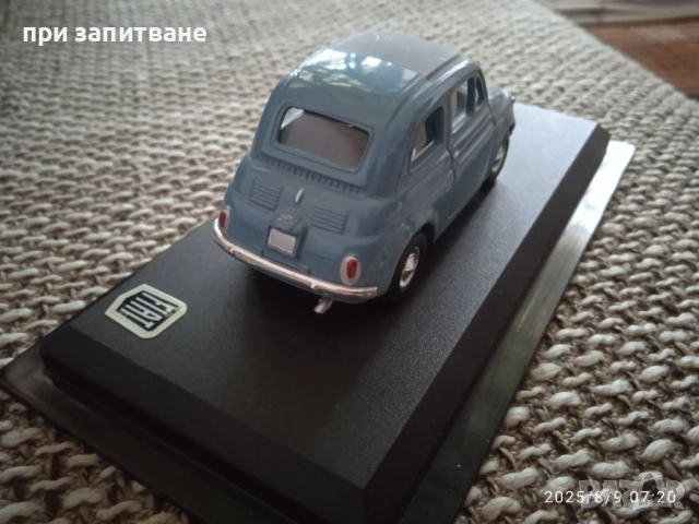 Fiat 1100E Ramazzotti 1950 и Fiat 600 multipla 1960 , Fiat 500, ,Brumm 1/43, снимка 10 - Колекции - 51791524