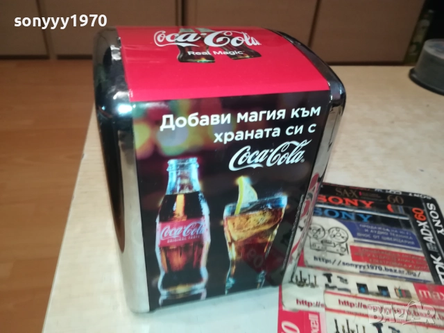 COCA COLA-METAL-ЗА КОЛЕКЦИЯ ДЕКОР САЛФЕТКИ 0510251737, снимка 3 - Колекции - 51953303