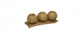 Декоративен комплект от златни топки за чаени свещи, снимка 1 - Декорация за дома - 36140965