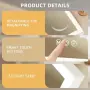 FENCHILIN LED козметично огледало Vanity Mirror с осветление, димер и 10x увеличение 25x30, снимка 4