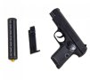 Еърсофт: Метален пистолет със заглушител К-112S AIRSOFT, снимка 1 - Други - 41394545
