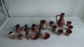 Троянска керамика, сервиз за ракия с 6 чашки и лот съдове. , снимка 1 - Сервизи - 44373216