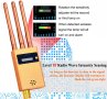 Професионален 3хАнтени 1-8000MHz Мощен CDMA RF GPS WiFi Скрити Камери Детектор Аудио Бръмбари Тракер, снимка 3