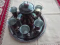 Сервиз за греяна ракия от кована мед, снимка 2