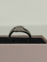 Красив сребърен пръстен обсипан с камъни ЖБ3, снимка 7