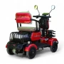 Електрическа четириколка с 3 места Х4 1500W / 48V / 20Ah - Red, снимка 2