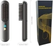 Нова Четка за изправяне на коса 4 степени отрицателни йони 2500mAh батерия, снимка 9