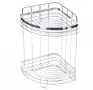 Етажерка за баня Rosberg R53001A2, 2нива/3нива ъгъл, 21x21x39см., снимка 6
