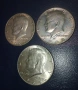 Сребърни монети HALF DOLLAR 1965, 1967 и 1968 година, снимка 3