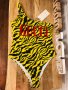 Gucci Yellow Zebra Sparkling One-Piece Swimsuit*Бански Гучи ХС-С*Gucci , снимка 5