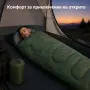 Туристически спален чувал 2 в 1, снимка 2