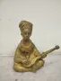 Бронзова статуетка-музикант, снимка 1