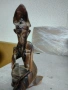 Дървена статуетка с изящна изработка., снимка 3