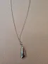 Сребърно колие с камък Сваровски, снимка 5
