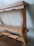 немска дървена етажерка закачалка за стена дъбов масив , снимка 4