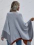Дамска широка модна жилетка с цветни блокове, 2цвята - 023, снимка 8