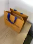 Бутикова подаръчна торба Louis Vuitton carrier shopping bag 22cm x18cm, снимка 3