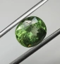 Уникален колекционерски камък – 4.50 карата натурален рутилен ябълково-зелен перидот от Пакистан!, снимка 12