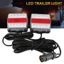 12V LED Стопове за Ремарке и Колесар – 5 Функции, Водоустойчиви, С Магнити и Кабел, Букса 7 Пина, снимка 1
