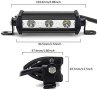 2 БРОЯ Диодни Фарове 11 См LED 12V 24V За ATV Джип, снимка 2