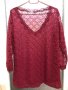 Дантелена блуза , снимка 1 - Блузи с дълъг ръкав и пуловери - 34266306
