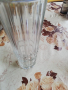 Стъклена стара ваза, снимка 4