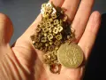 СТАР ПОЗЛАТЕН КОРДОН С ПЕНДАР НАКИТ ЗА НОСИЯ, снимка 7