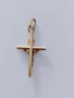 *златна висулка кръст 48902-1, снимка 2