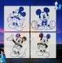  4 броя Мики Маус шаблони стенсил за декорация на торта скрапбукинг текстил , снимка 1
