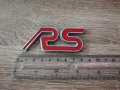 червена емблема Ford RS, снимка 2