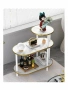 Триетажна Мраморна помощна Масичка – Компактният Органайзер за Всеки Дом, снимка 1