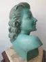 ARNOVA 441 статуя 40см/Арт Деко стара френска керамична фигура/манекен-бюст на жена, снимка 3