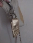 MAX MARA ( IBLUES) Златна Кожена чанта , снимка 2