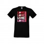 Мъжка тениска Свети Валентин LOVE LOVE LOVE 3, снимка 4