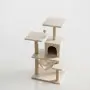 Котешки център за игра и почивка с драскалка и къщичка, 125 см, снимка 3