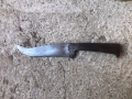 стар нож "Вълчи зъб" с кания, снимка 15