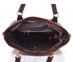 Червена дамска чанта от Еко кожа - Елегантен Комплект от 6 части, снимка 5