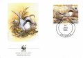 Бенин 1989 - 4 броя FDC Комплектна серия - WWF, снимка 2