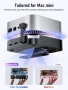 Докинг станция Lemorele за Mac mini M4 - HDMI 2.0 и DisplayPort 1.4, снимка 6