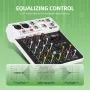Смесителен пулт, Debra V4, DJ Mixer, Bluetooth, Usb player, Plug and Play , снимка 8