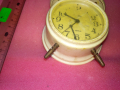 SLAVA MADE in USSR Стар КОЛЕКЦИОНЕРСКИ РУСКИ БУДИЛНИК МЕХАНИЧЕН НАСТОЛЕН ЧАСОВНИК СЛАВА СССР 30783, снимка 7