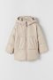 Ново кожено издължено зимно яке Zara размер 11-12 г. (152 см), снимка 1 - Детски якета и елеци - 44254639