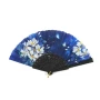 6049 Елегантно дамско ветрило за разхлаждане с принт на цветя, снимка 1